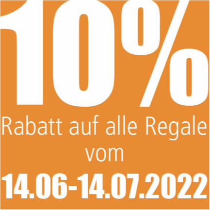 10% Rabatt auf alle Super 1-Regale im Shop vom 20.12.2023 bis 10.01.2024