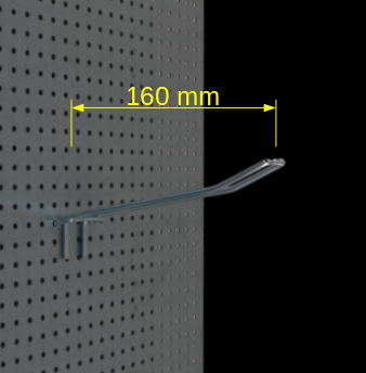 Details / Artikel konfigurieren - Doppelhaken 160mm/3,5