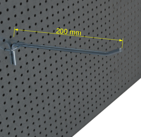 Details / Artikel konfigurieren - Einzelhaken 200mm/ 4,0