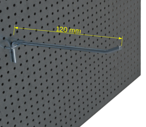 Details / Artikel konfigurieren - Einzelhaken 120 mm/3,5