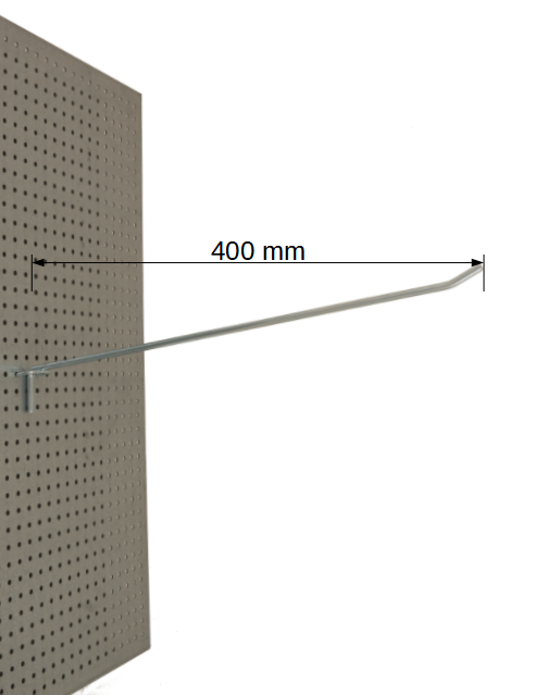 Details / Artikel konfigurieren - Einzelhaken 400mm/8