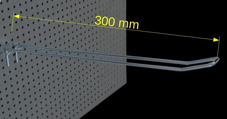 Details / Artikel konfigurieren - Doppelhaken 300mm/4,8