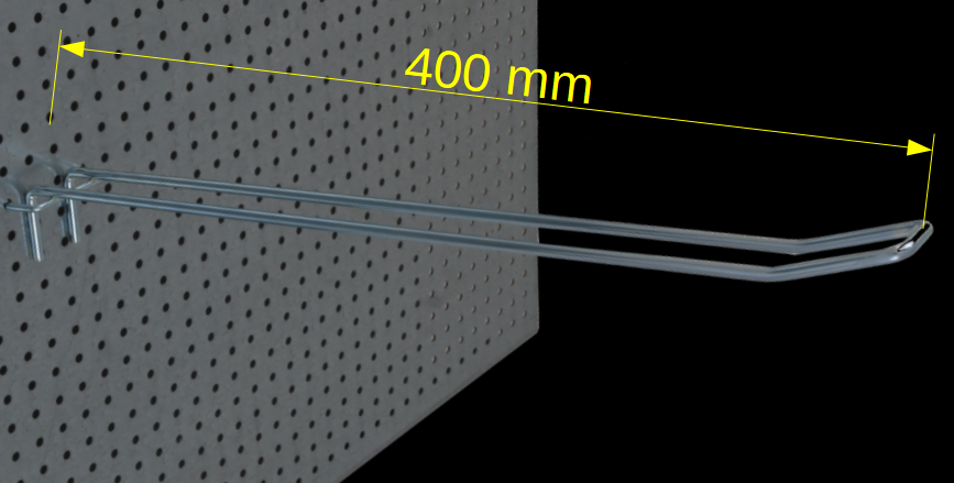 Details / Artikel konfigurieren - Doppelhaken 400mm/4,8